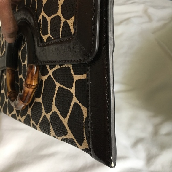 Banana Republic camel print leather clutch - Picture 5 of 8